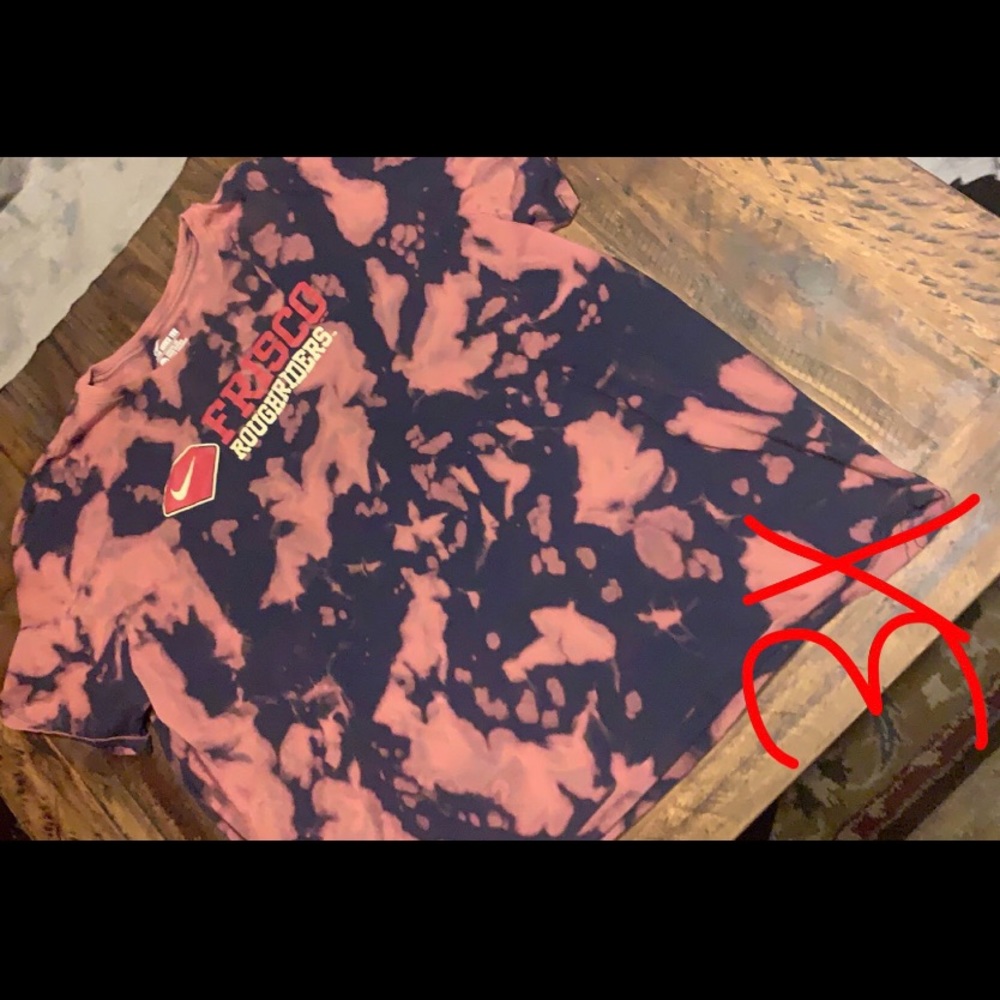Frisco Roughriders acid washed T-shirt.